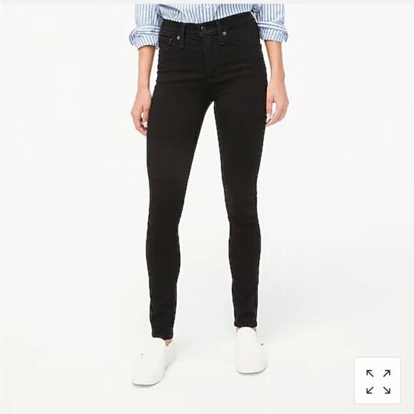 J. CREW 10" highest-rise black skinny jean 25 - Picture 1 of 8